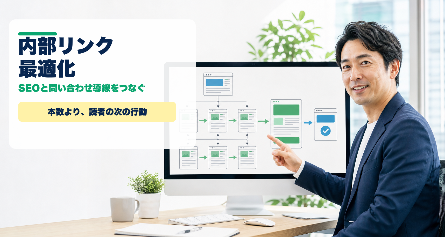 内部リンク最適化のやり方｜SEOと問い合わせ導線を改善する設計手順