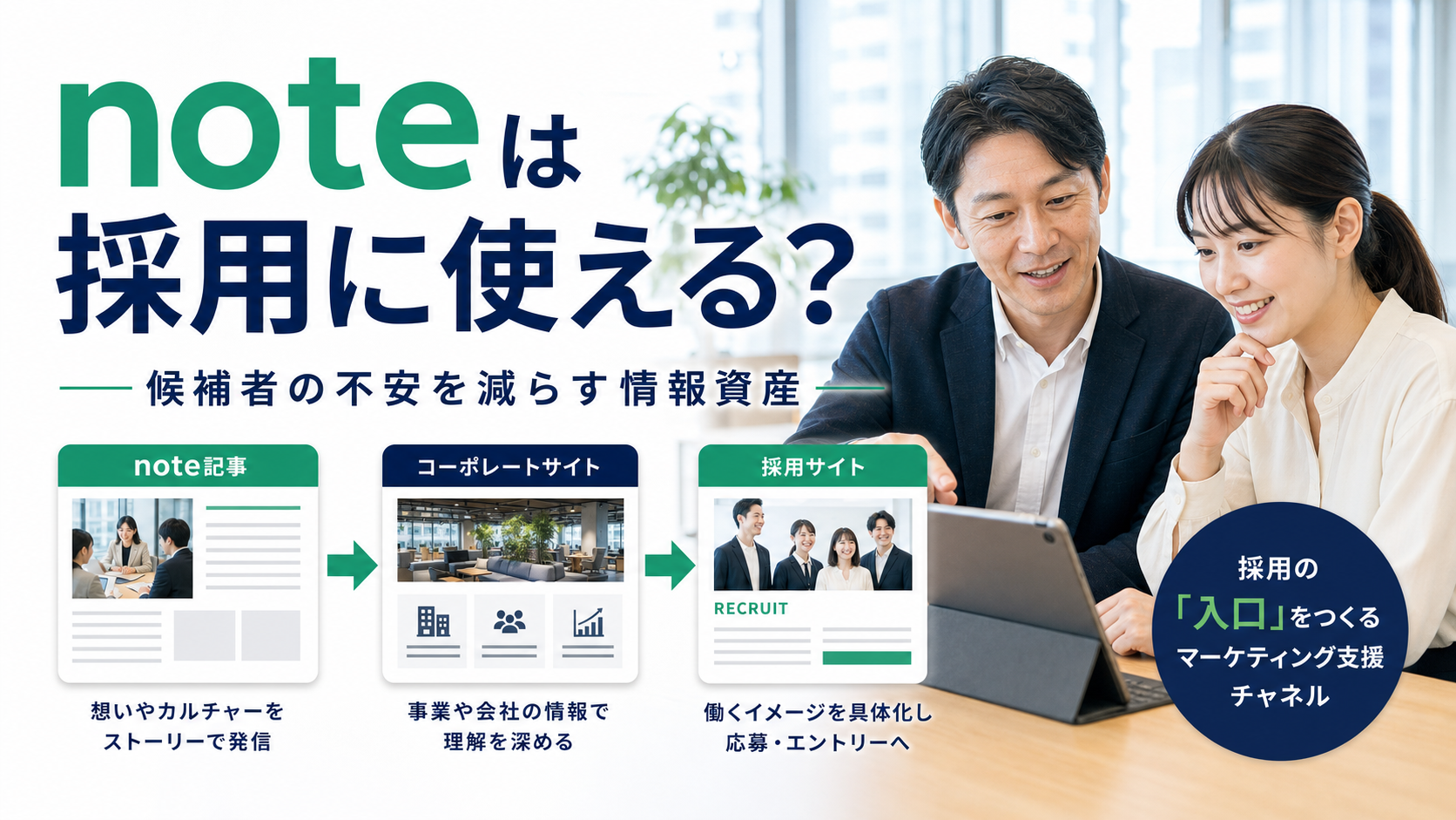 noteは採用に使える？中小企業が知っておきたいnoteの特性と活用方法