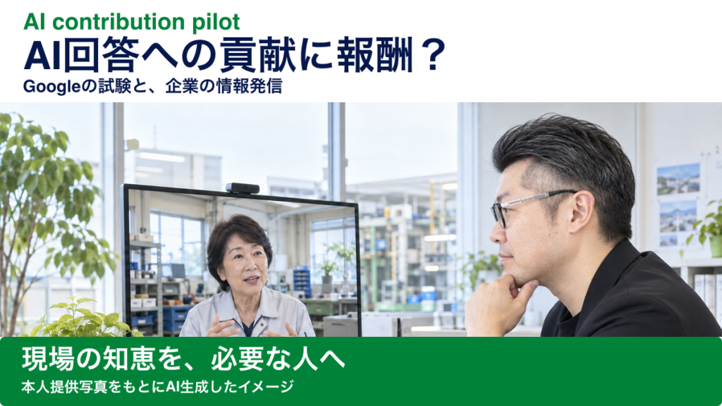 AI contribution pilotとは？Googleの報酬テストから考える今後のAI overview対策